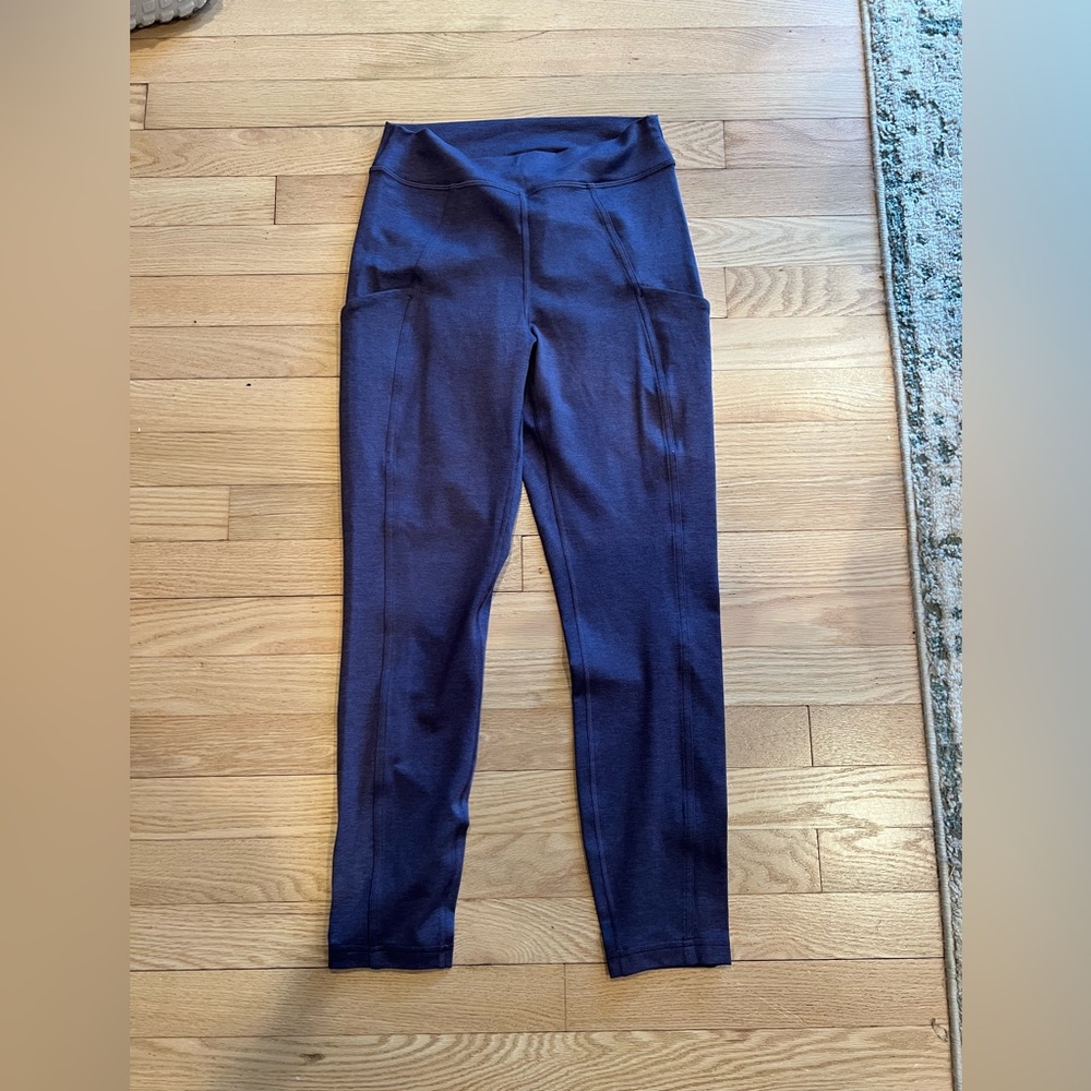 Lululemon Softy Suede High Rise Tights Size 8 25 inch inseam